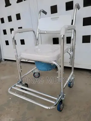 3-in-1 Mobility Bedside Toilet父露toilet Chair鬩፵commode Chair霑¤Packed