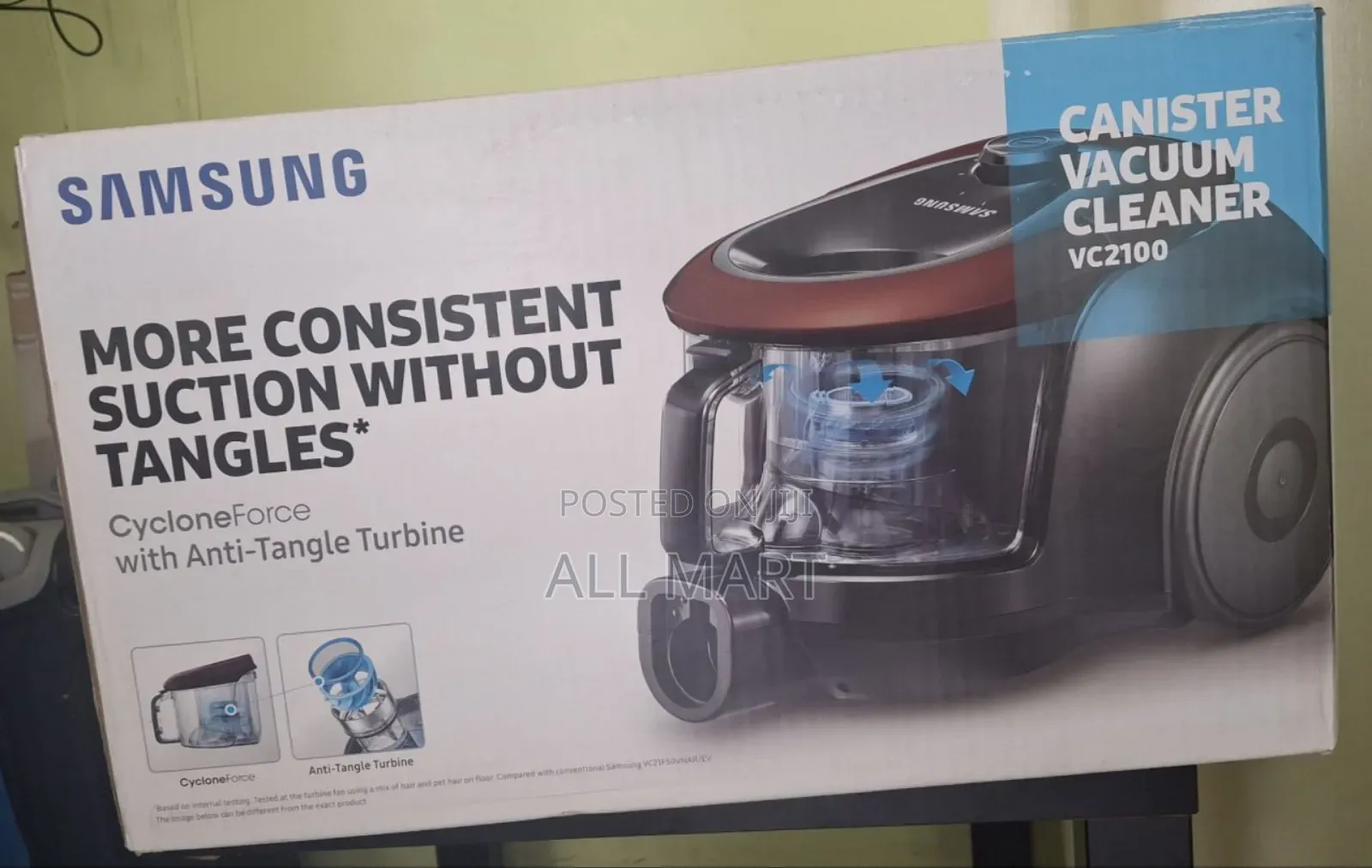 Samsung Bagless Canister Vaccum Cleaner