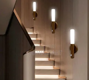 Smart Motion Sensor Night Light Usb Rechargeable Magnetic Led Wall Lam