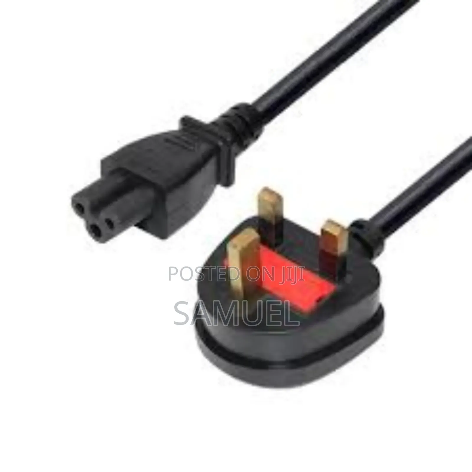 Power Cable With Fuse for Desktop, Computer, Refrigerator