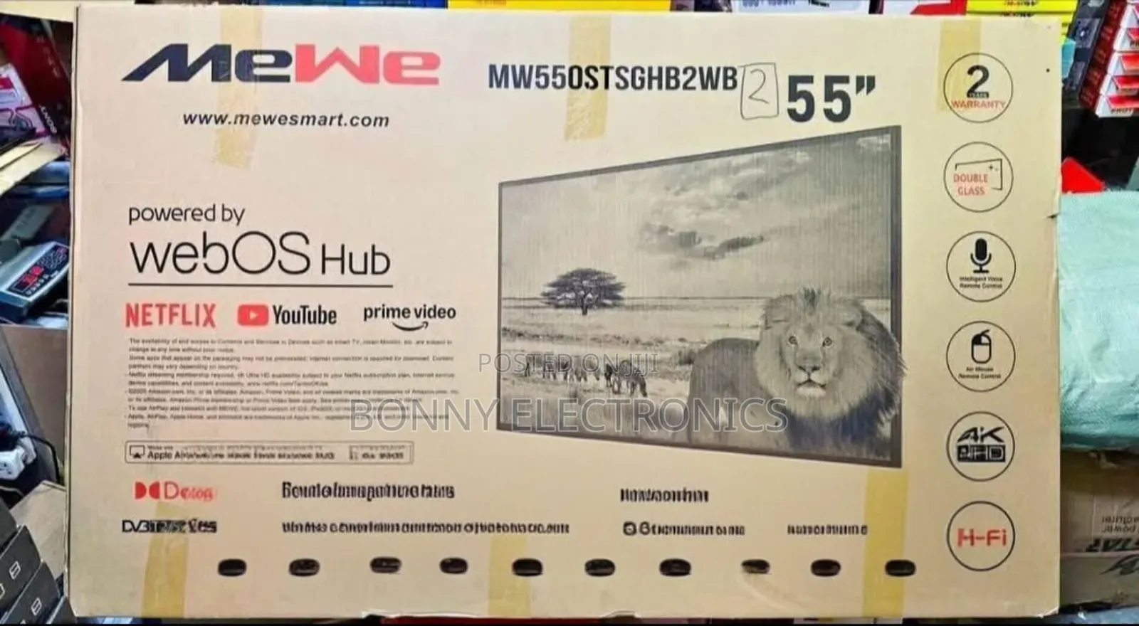 Mewe Webos Uhd Smart Tv 55"