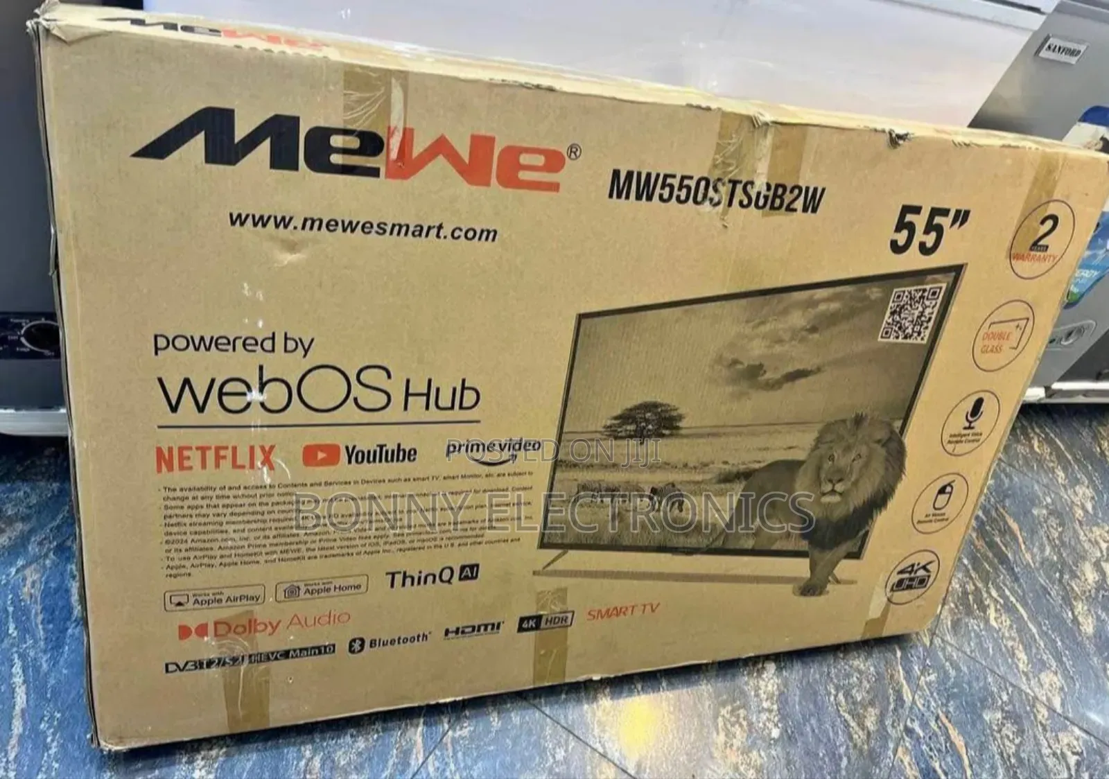 Mewe Webos Uhd Smart Tv 55"