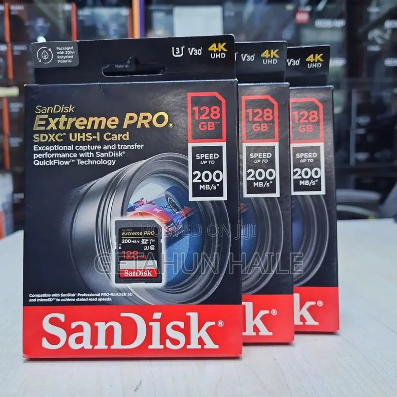 Sandisk 128gb Extreme Pro Uhs-I SDXC Memory
Card (Camera Memory Card)