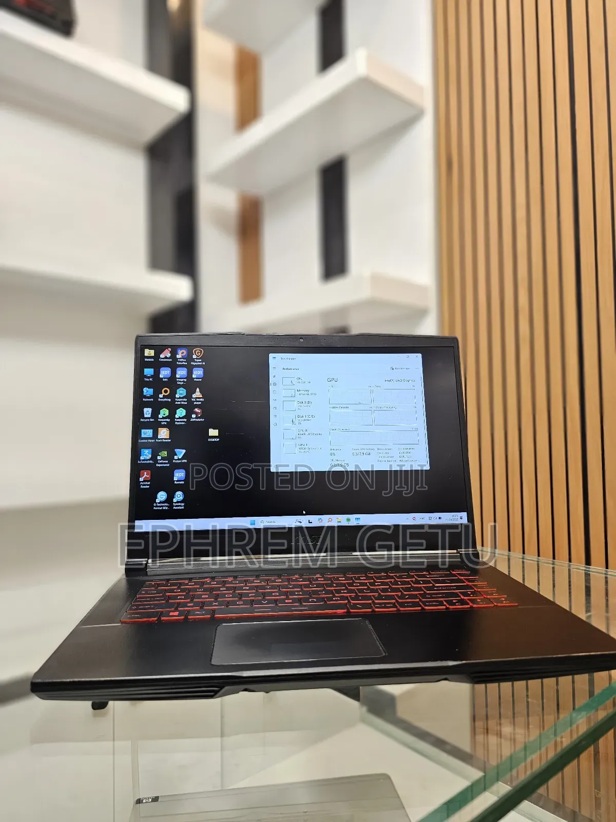 New Laptop MSI GF63 16GB Intel Core I7 SSD 1T