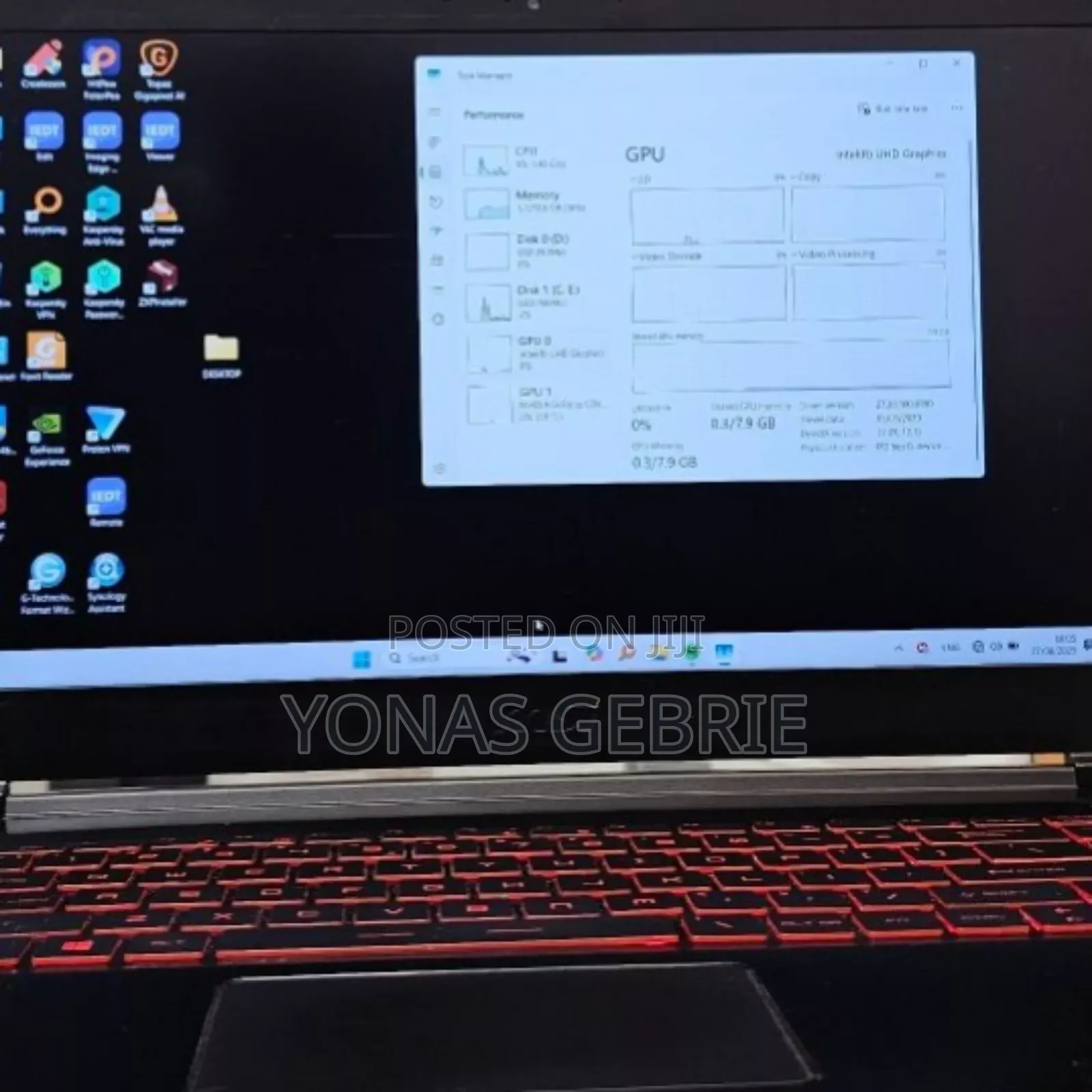 New Laptop MSI 16GB Intel Core I7 SSD 1T
