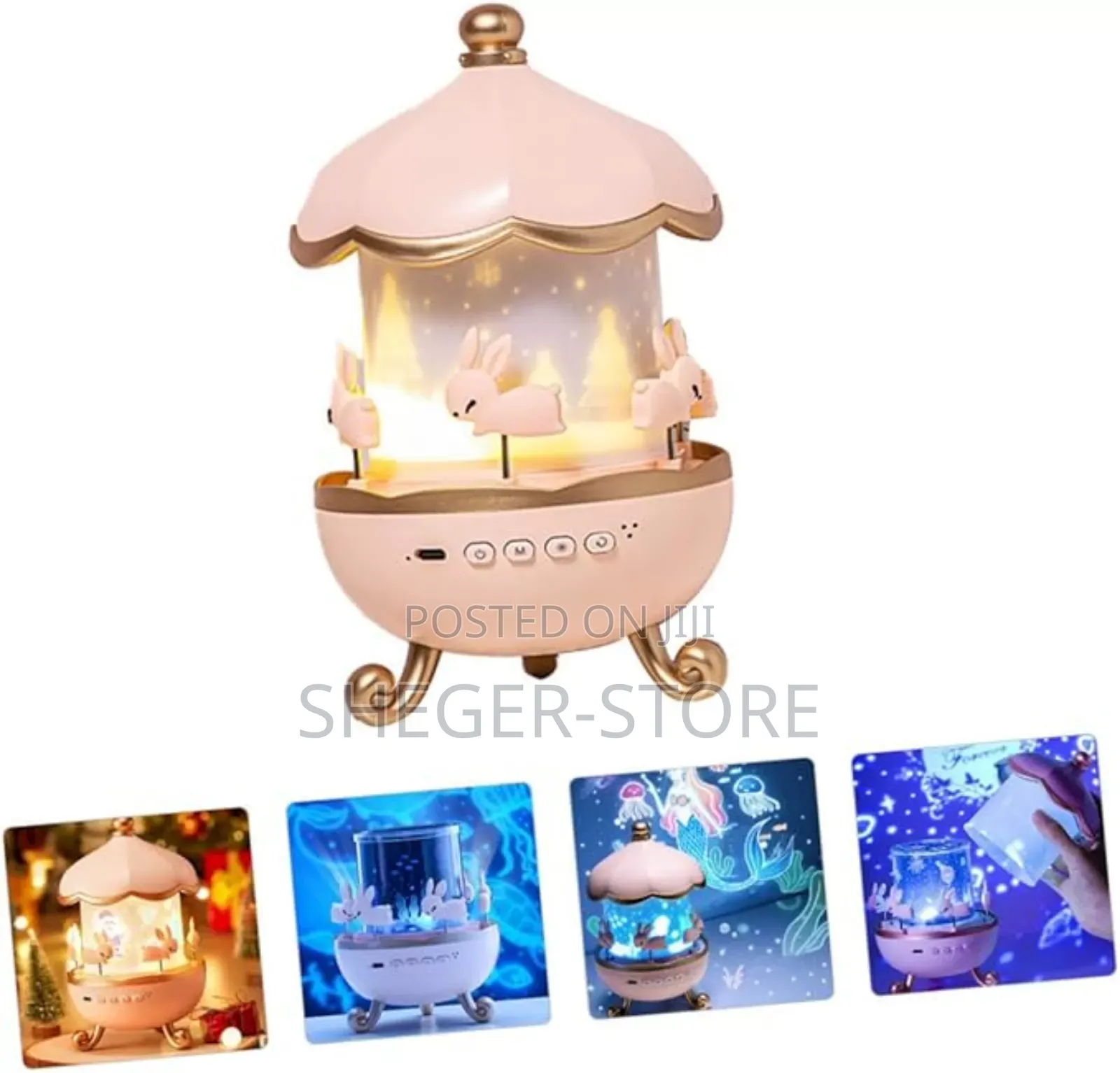 Orginal Rechargeable Rotating Projector Lamp (Delivery Free)