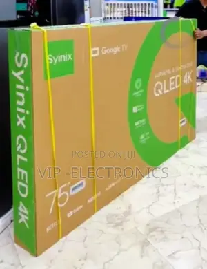 Syinix 75 Inch Tv Smart Qled Uhd Frameless A.Droid Tv