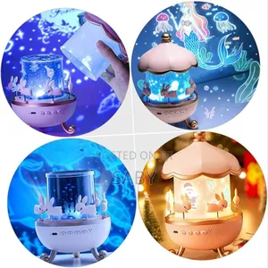 Rechargeable Rotating Projector Lamp