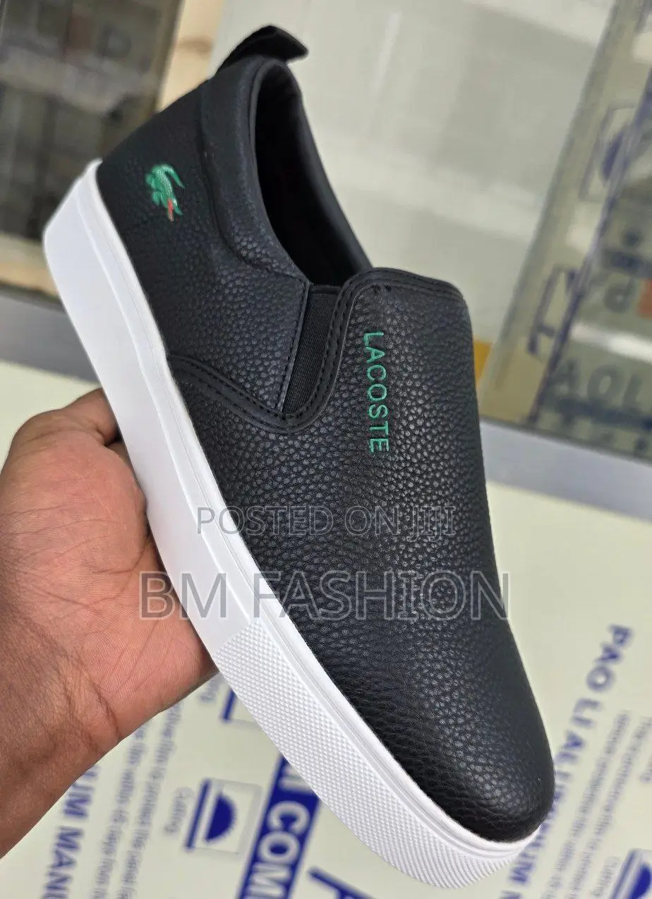 Lacoste Mens Powercourt Leather Flats