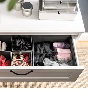 Ikea Drawer Organizer Box, Set of 6, Dark Grey