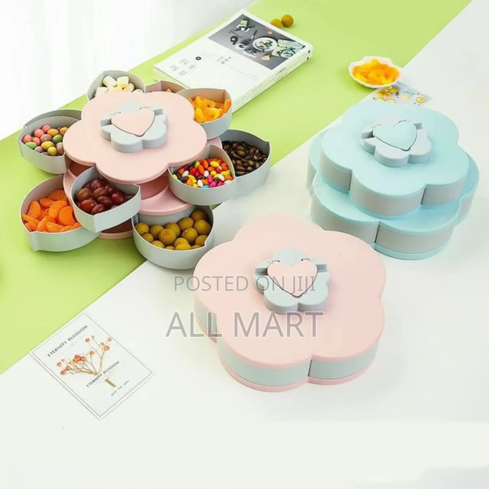 Double Layer Rotating Candy Box