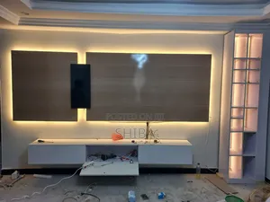 Tv Stand and Wall Pannel