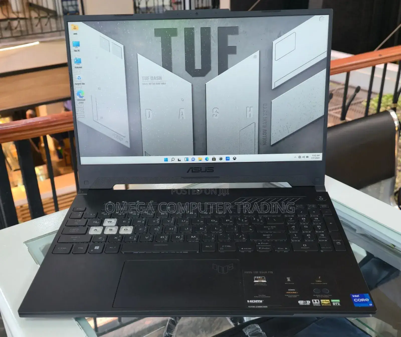 New Laptop Asus TUF Gaming A15 16GB Intel Core i7 SSD 512GB