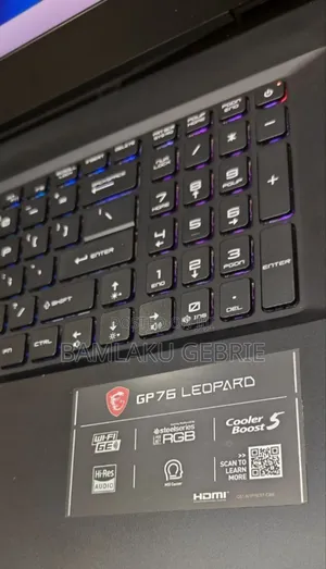 New Laptop MSI GP73 Leopard 8RE 16GB Intel Core I7 SSD 1T
