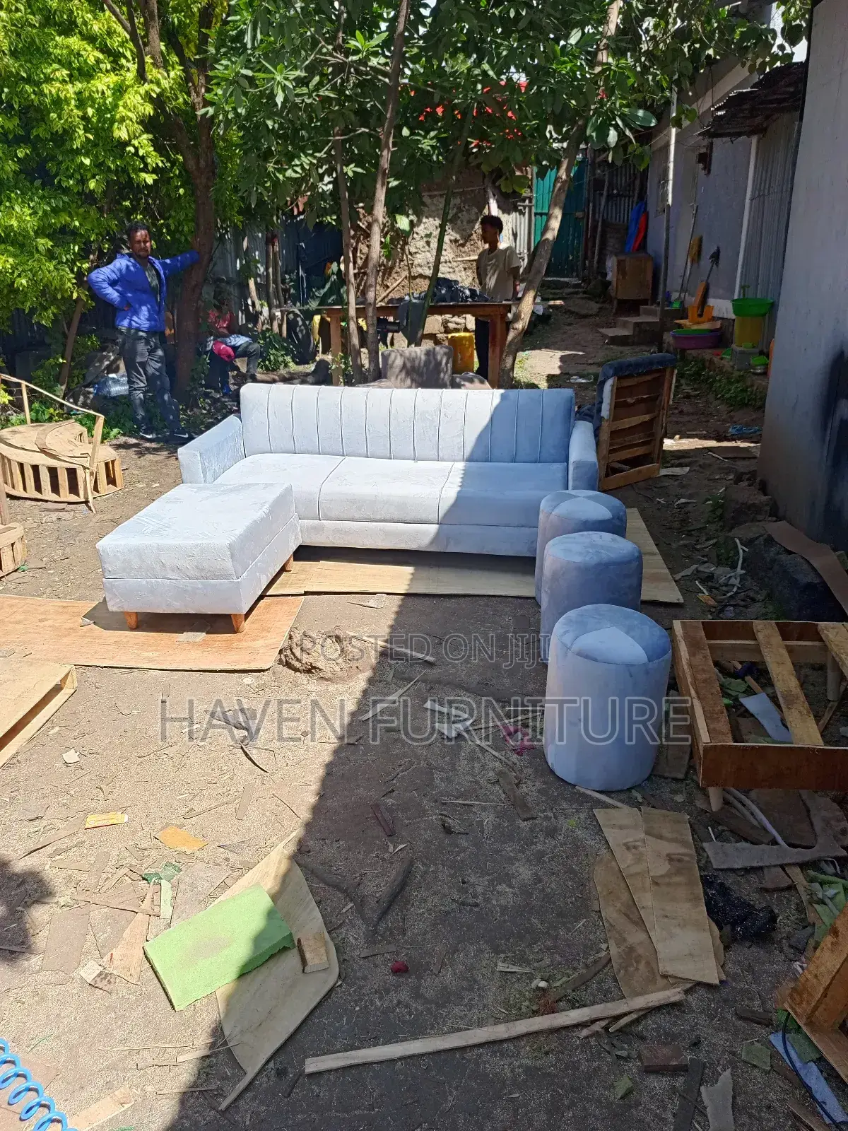 Sliver Color Sofa