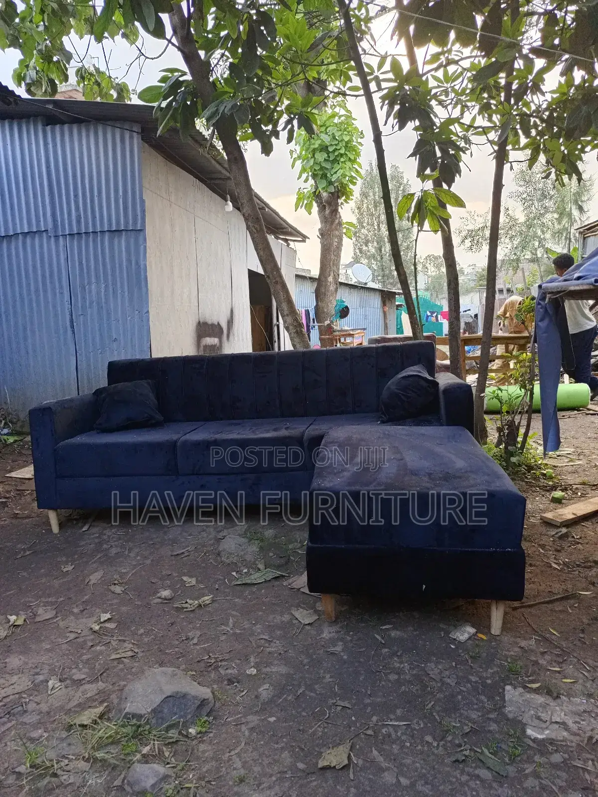 Black Color Sofa