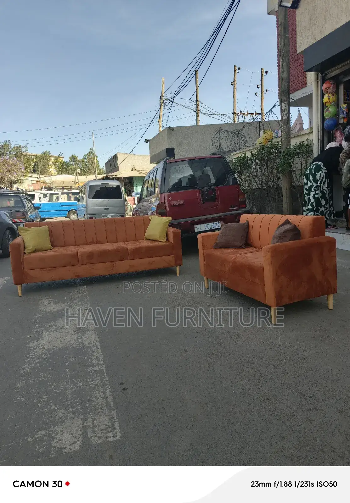 Light Coffee Color Comfortable Sofa