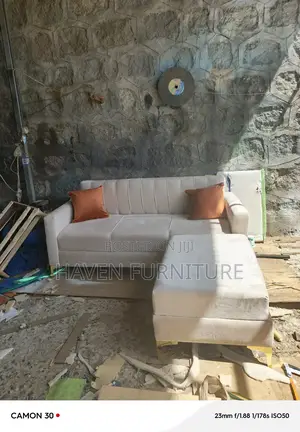 Cream 4set Sofa