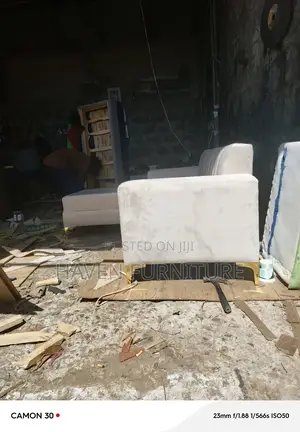 Cream 4set Sofa