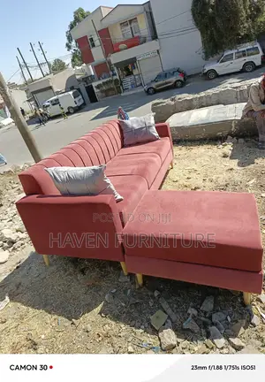 Red Color Sofa