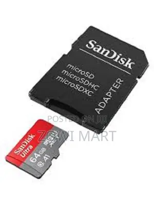 Sandisk Ultra Microsdhc Uhs-I Card With Adapter 64gb