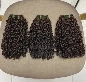 16 Inch Single Drawn Pixie Curl 3pcs Human Hair