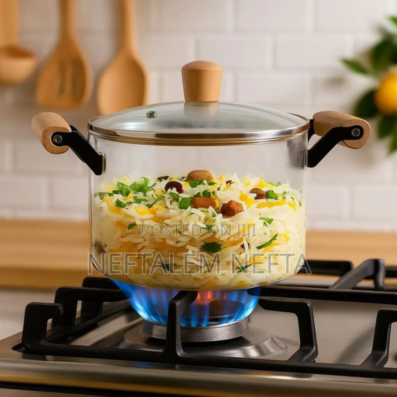 Heat Resistant Glass Pot