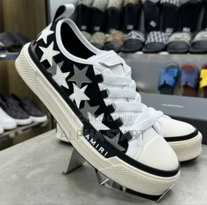 Amiri Star Court Low ‘White Glitter’ Men’S High Shoes :- 40 41 42 43