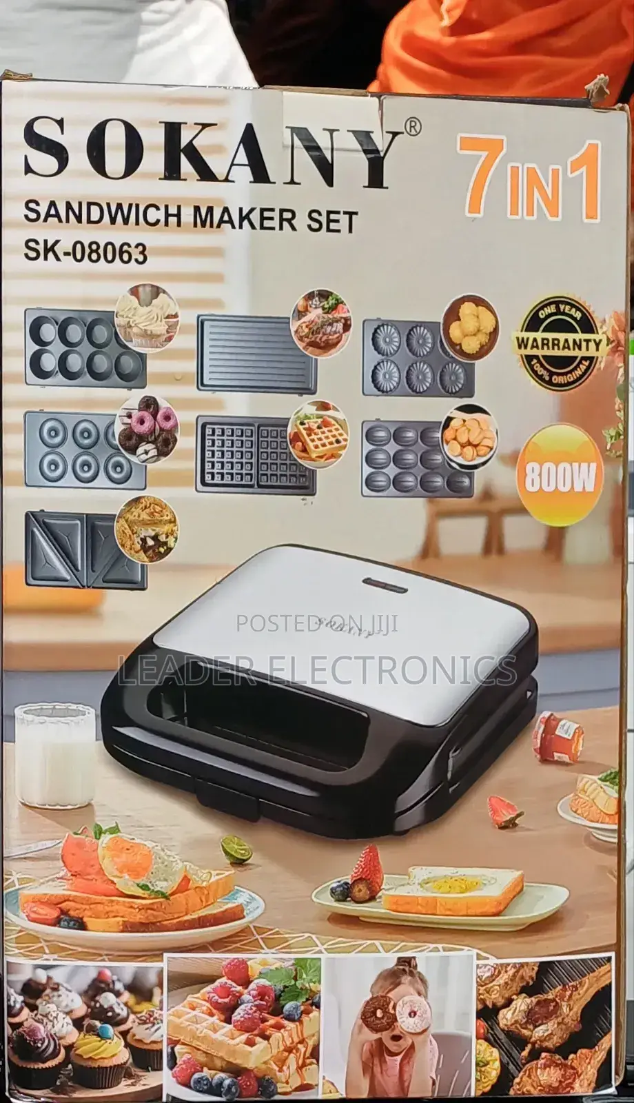 Sokany Sandwich Maker 7 In1