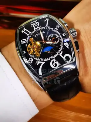 Sewor Luxury Skeleton Automatic Mens Watch