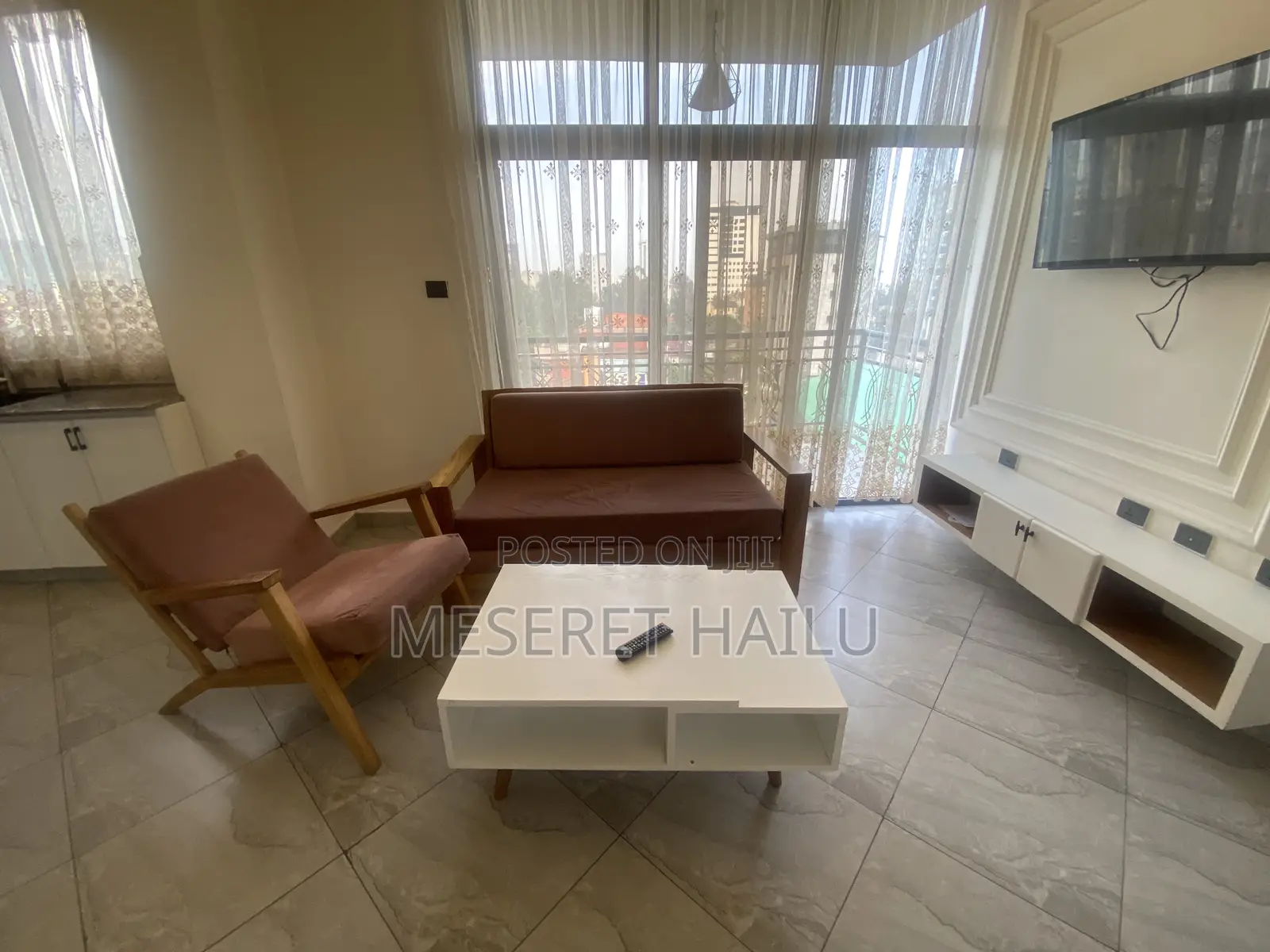 Furnished 1bdrm Apartment in 22, Bole for rent