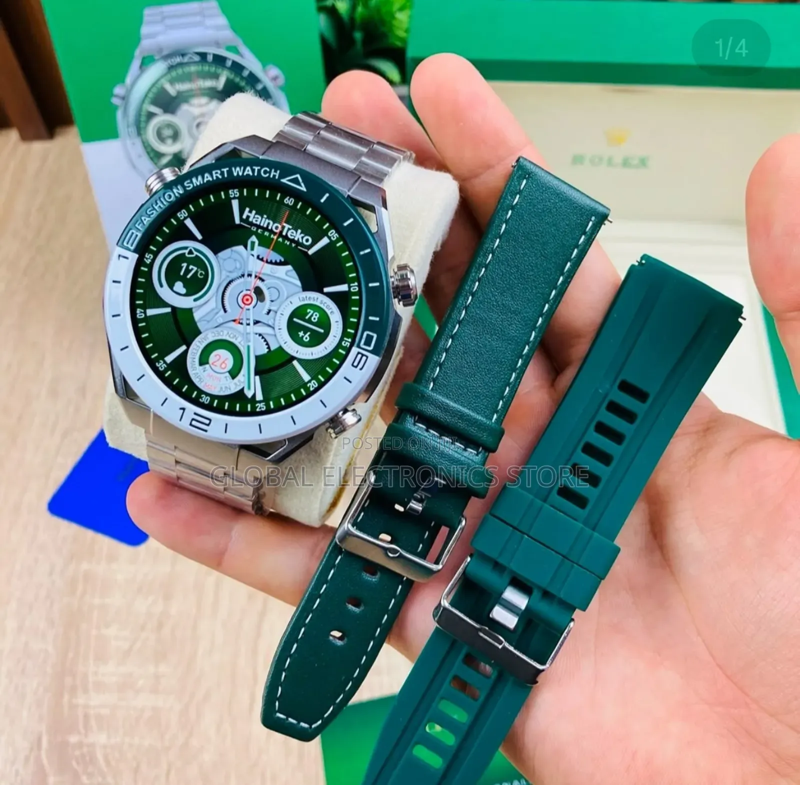 German  Brand Smart Watch With 3 Straps