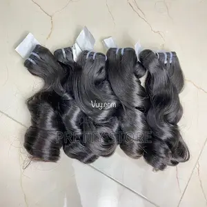 16 Inch Double Drawn Fumi Curls Human Hair 3 PCS