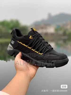 Cat Hiking Water Proof Master Quality Smooth Flat Lather Shoes For