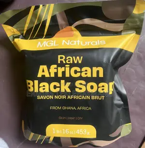 African Black Soap for Skin, Hair Care