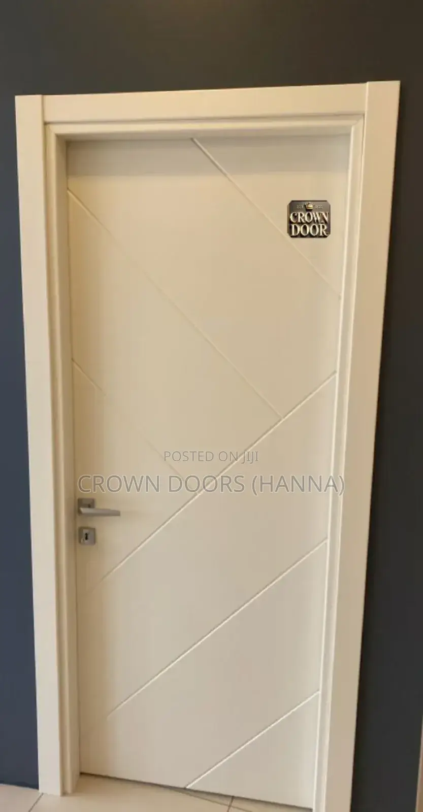 Crown Engineered Doors Made of Lime Stone, Wooden Fiber Composites
