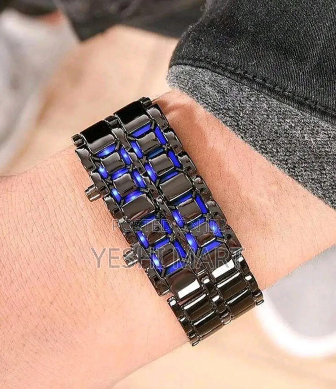 Fashionable Led Stainless Steel Men Watch
