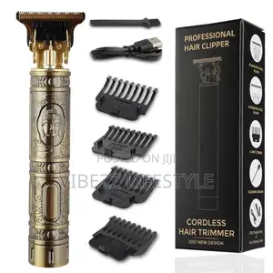 Professional Vintage T9 Hair Trimmer - Cordless Rechargeable