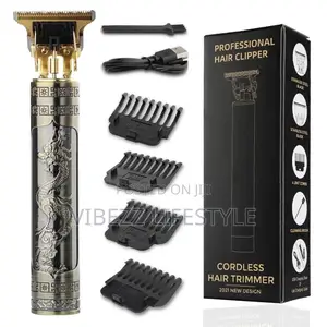Professional Mini T-Blade Hair Trimmer - Rechargeable Cordless