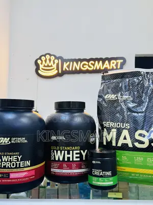 Optimum Nutrition Whey , Serious Mass and Creatine Monohydrate