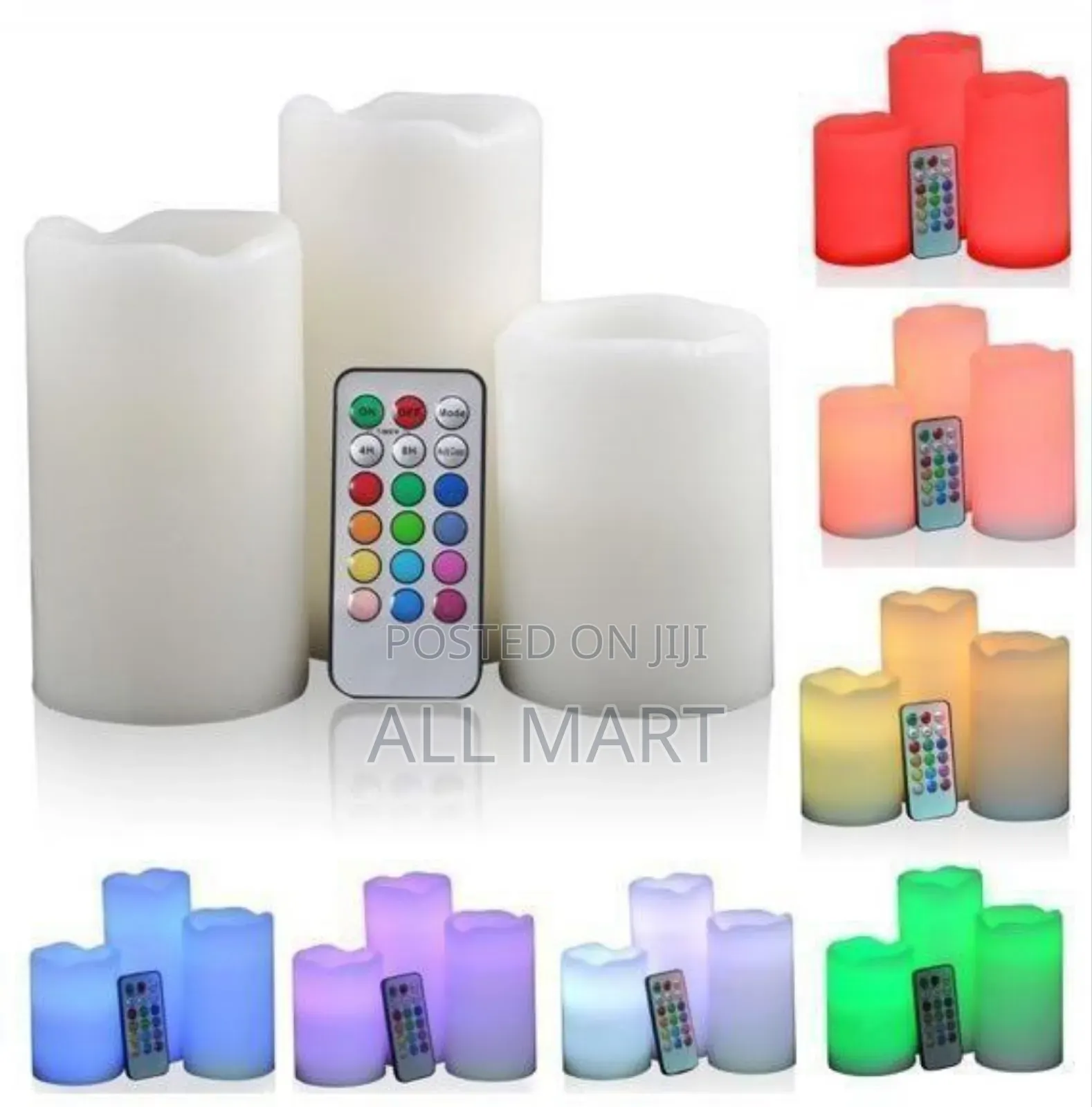 Color Changing Set of Luna Candels