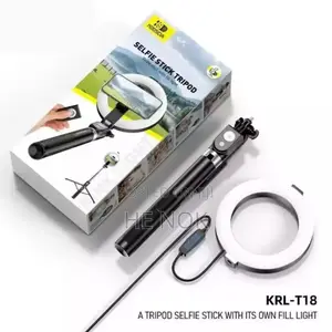 Selfie Stick Tripod With Fill Light Koosda Krl-tr18