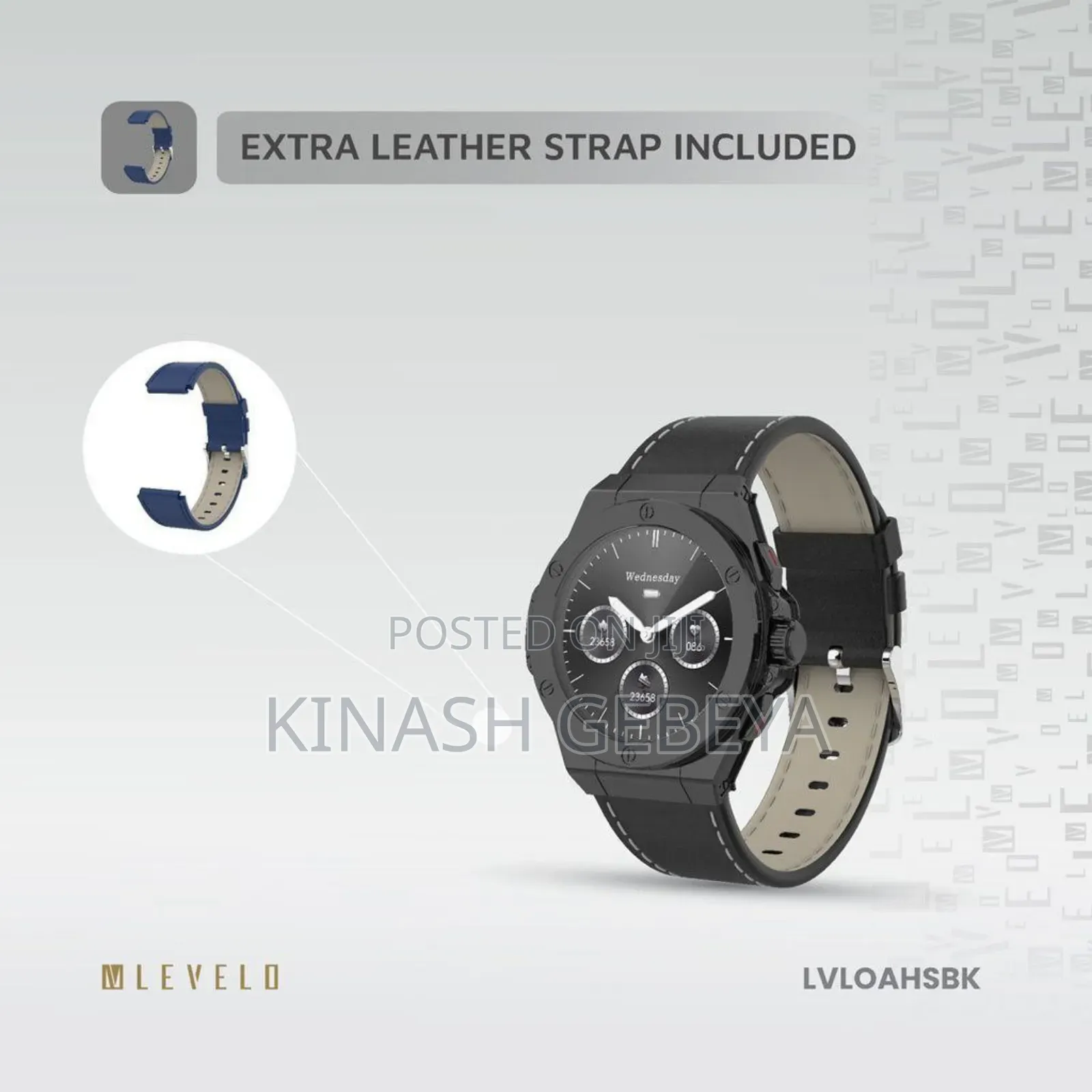 Levelo Oak High Quality Automatic Smart Watch
