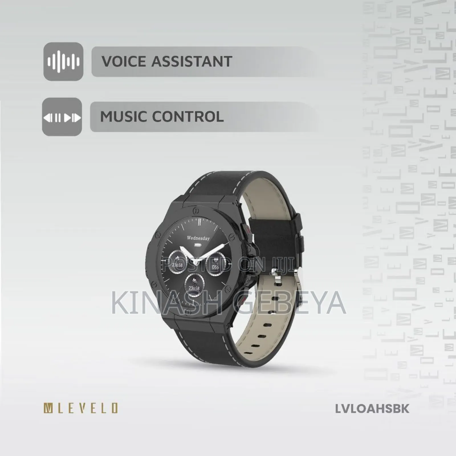 Levelo Oak High Quality Automatic Smart Watch