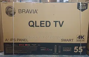 Bravia Tv 55" Smart Android Tv Qled Uhd Frameless Design New 2025