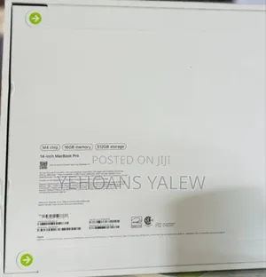 New Laptop Apple MacBook Pro 16GB Apple M4 Pro SSD 512GB