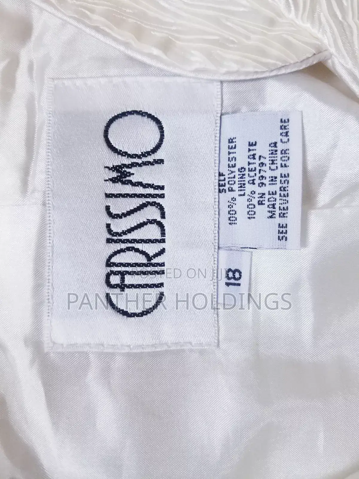 Carissimo Talbots White Textured Cotton Pique Blazer Three-Piece Suit
