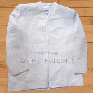 Carissimo Talbots White Textured Cotton Pique Blazer Three-Piece Suit