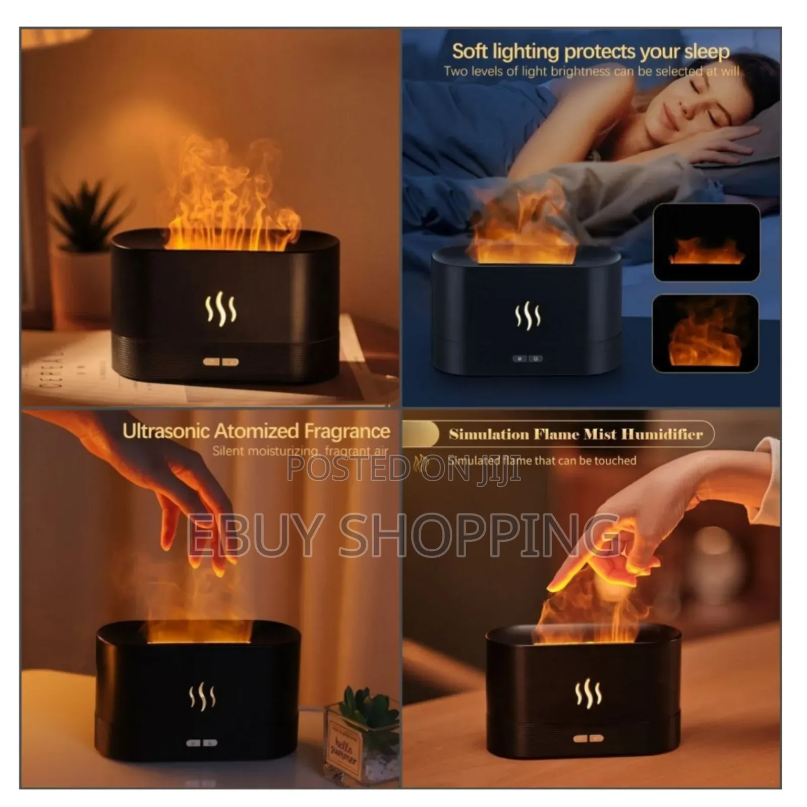 Electric Aroma Flame Diffuser - ለቤት መልካም መዓዛ