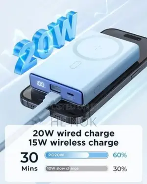 Joyroom Jr-Pbm01 20w Power Bank 10000mah With Built-in Cable Kickstand